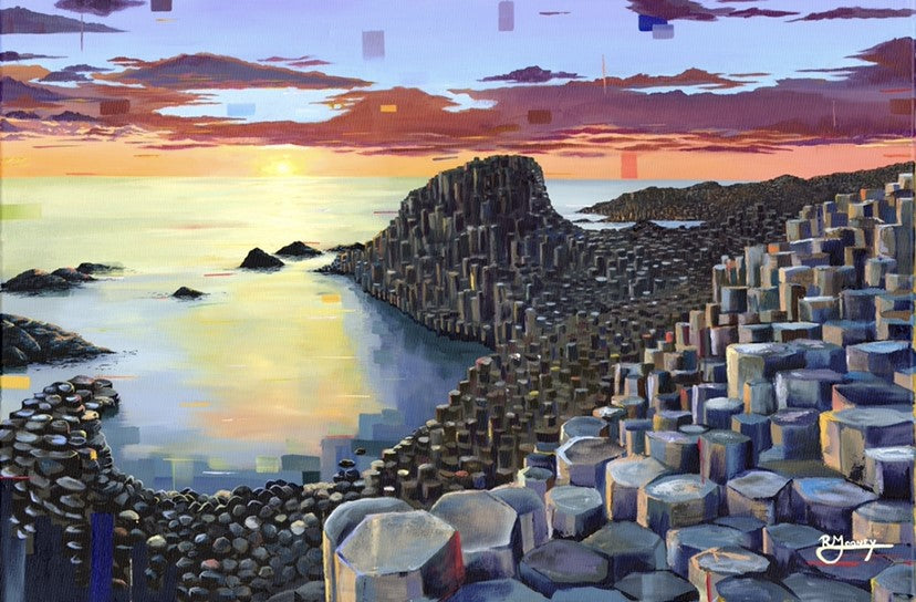Giant s Causeway Limited Edition Print Art By Mooney giant-s-causeway-limited-edition-print-art-by-mooney