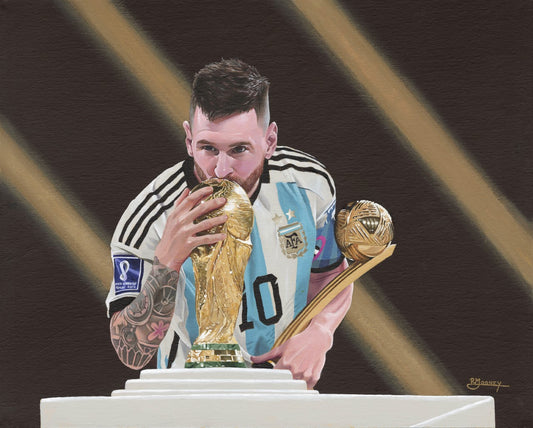 'Messi World Cup' limited edition print